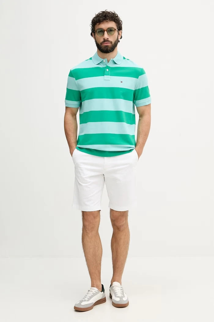 Tommy Hilfiger erkek pamuk ve elastan polo tişört
