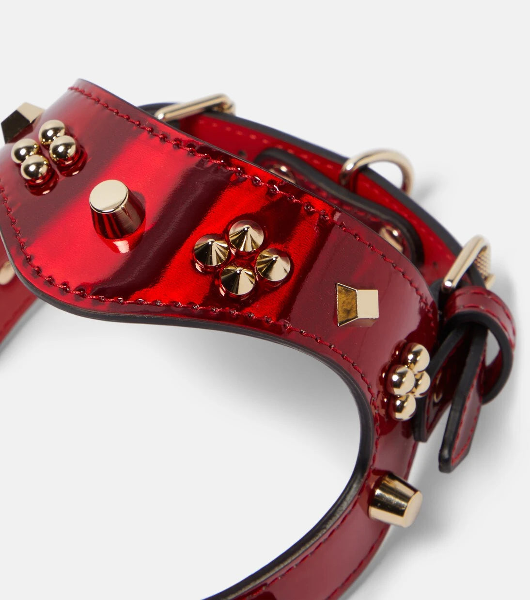 Christian Louboutin - Loubiharness embellished leather dog harness