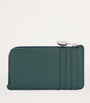 Green Leather Pebble Card Holder