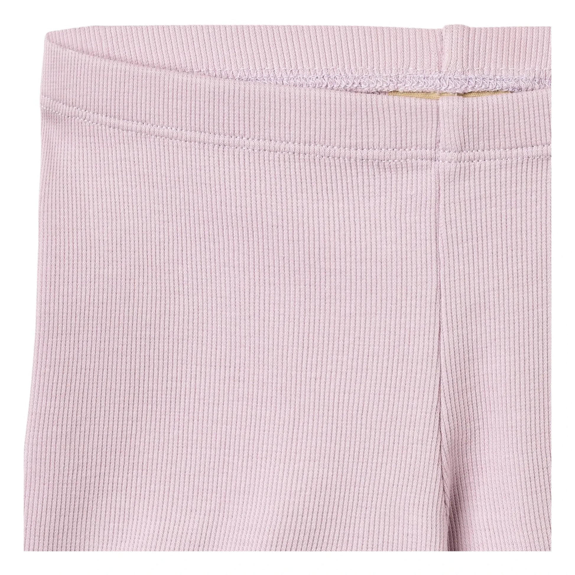Wheat - Sine Ribbed Organic Cotton Shorts | Lavender