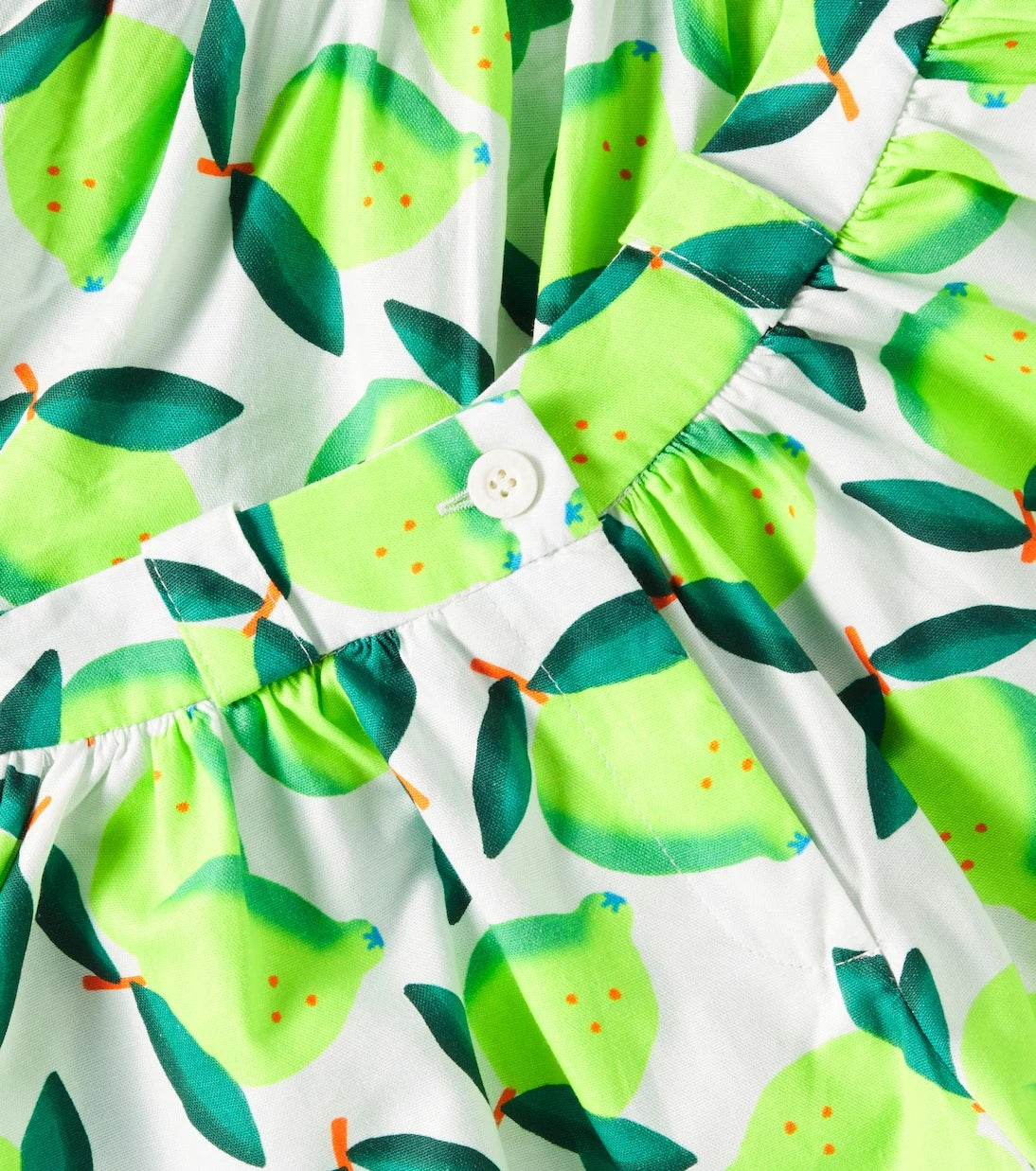 Fábula - Printed cotton top and shorts set