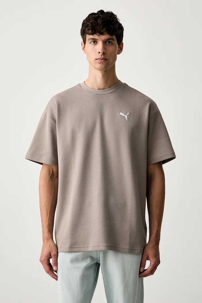 Puma pamuklu erkek Essentials Elevated tişört