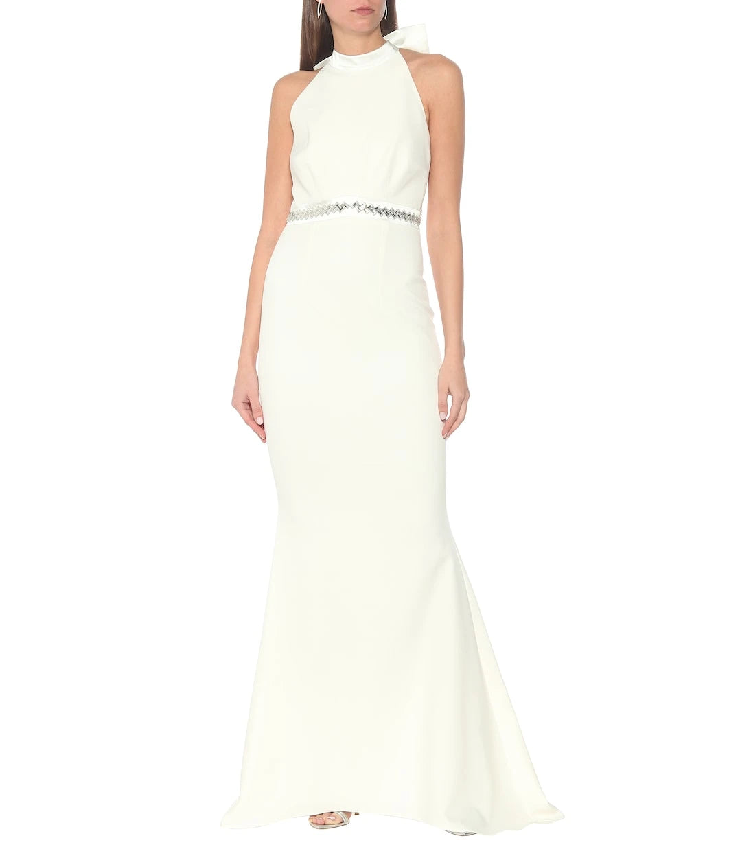Safiyaa - Bridal Shenice satin crêpe gown