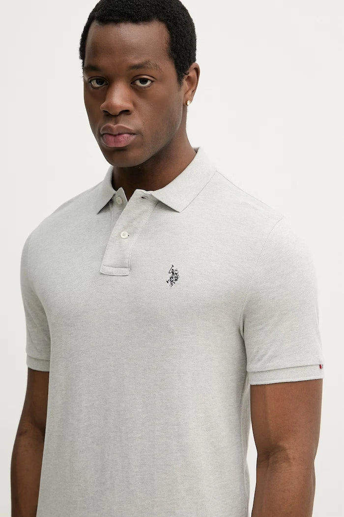 U.S. Polo Assn. Erkek Pamuklu Polo Tişört DHM PIQUE