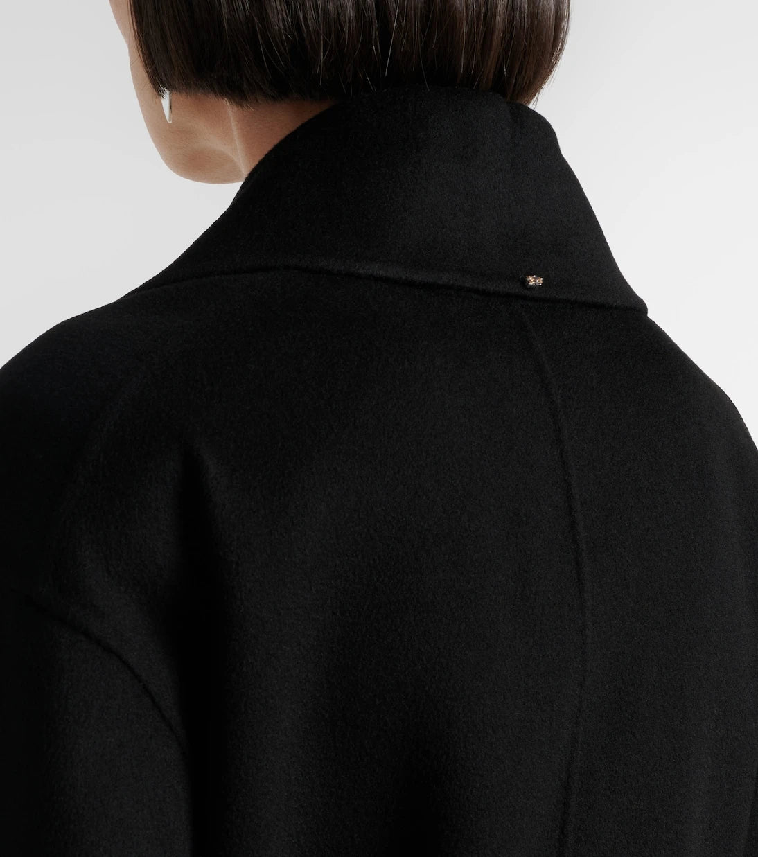 Sportmax - Belted virgin wool wrap coat