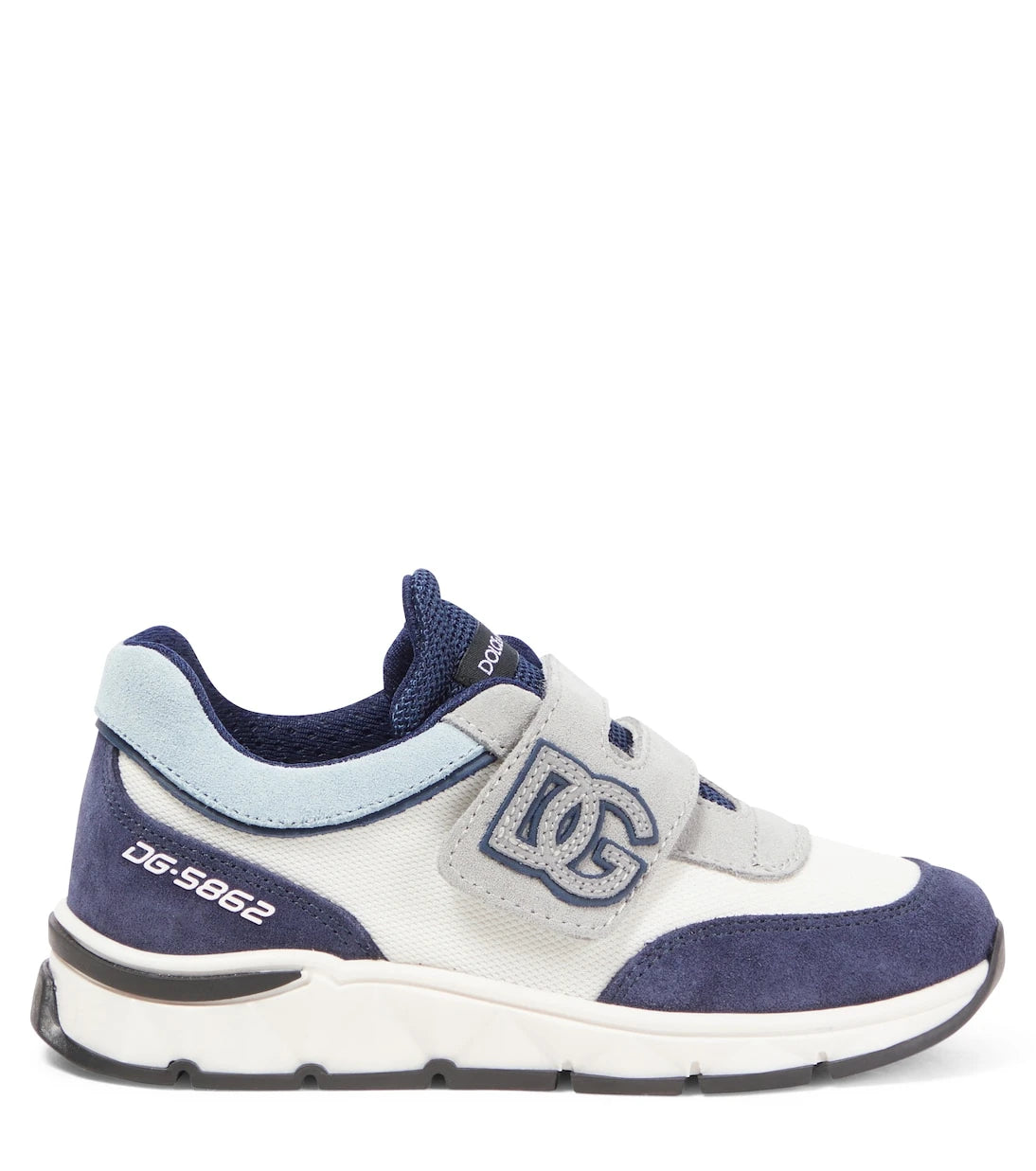 Dolce&Gabbana Kids - DG suede-trimmed sneakers