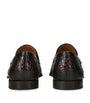Magnanni Crocodile Leather Penny Loafers
