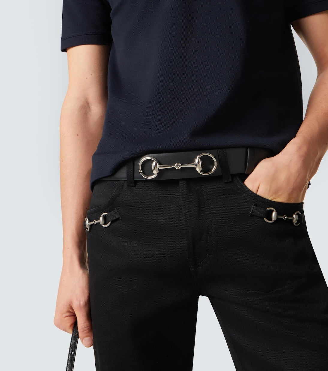 Gucci - Horsebit 1955 leather belt