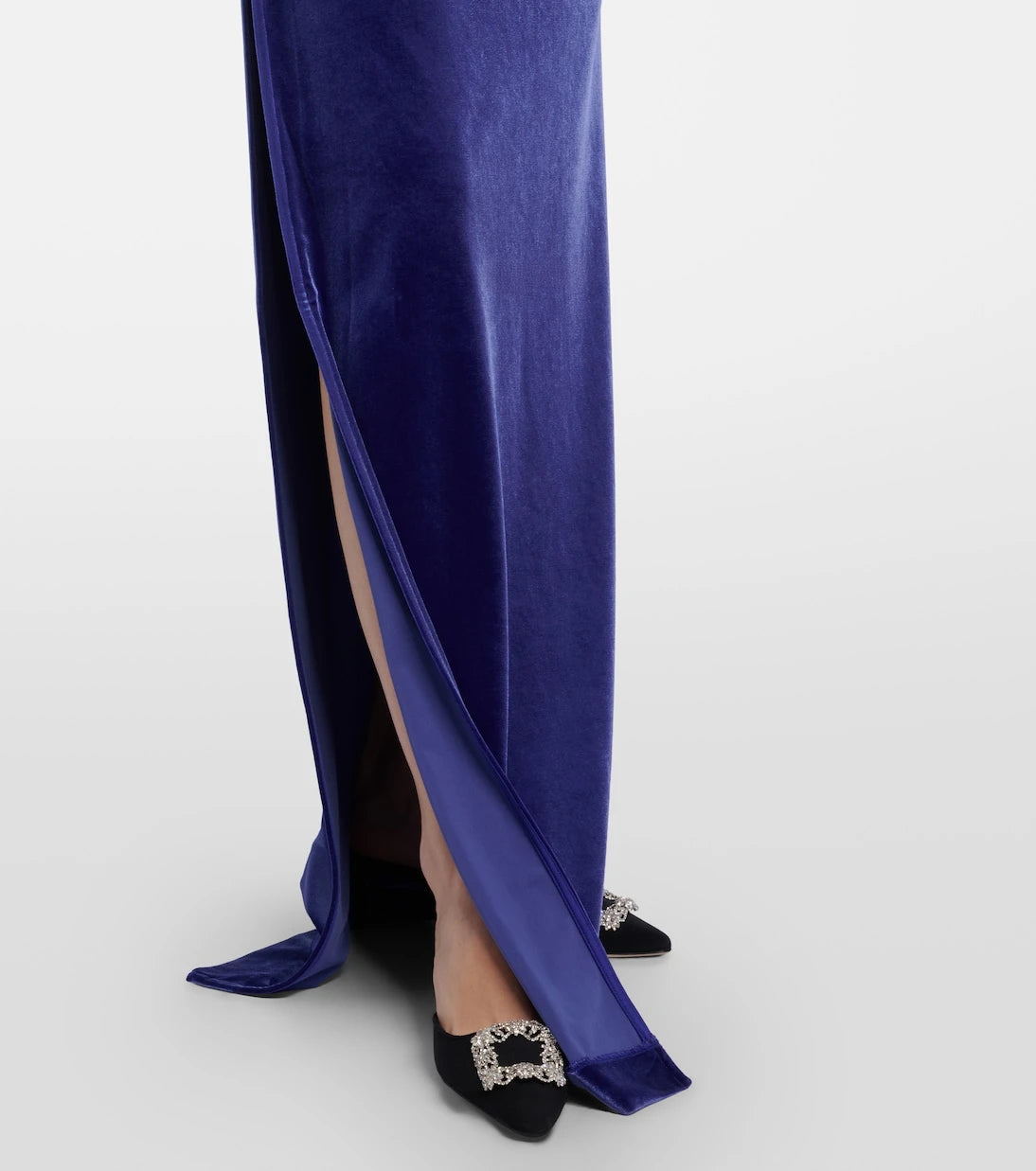 Alex Perry - Draped velvet bustier gown