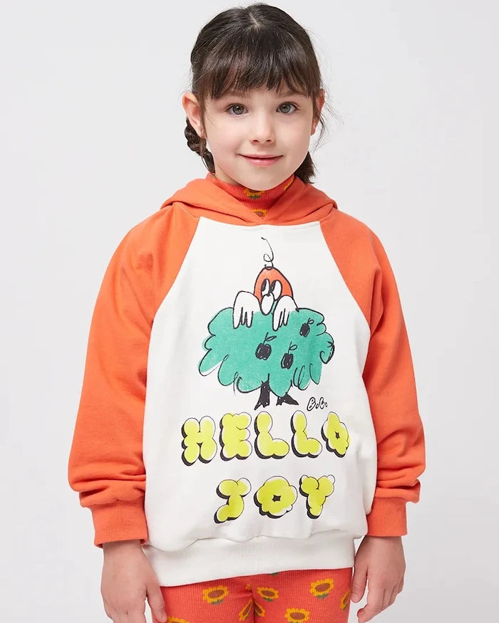Bobo Choses Hello Joy Çocuk Pamuklu Sweatshirt