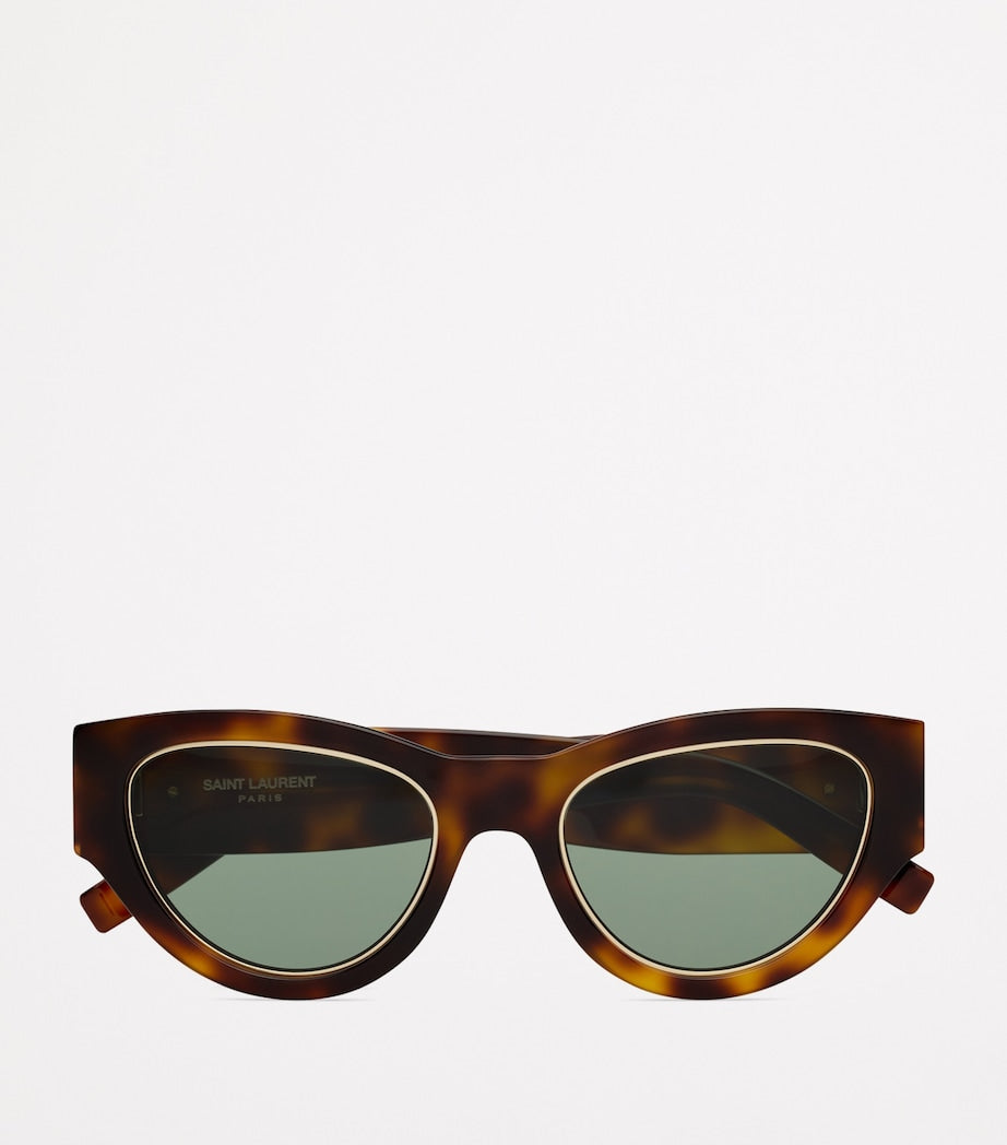 Saint Laurent Brown Acetate SL M94 Sunglasses
