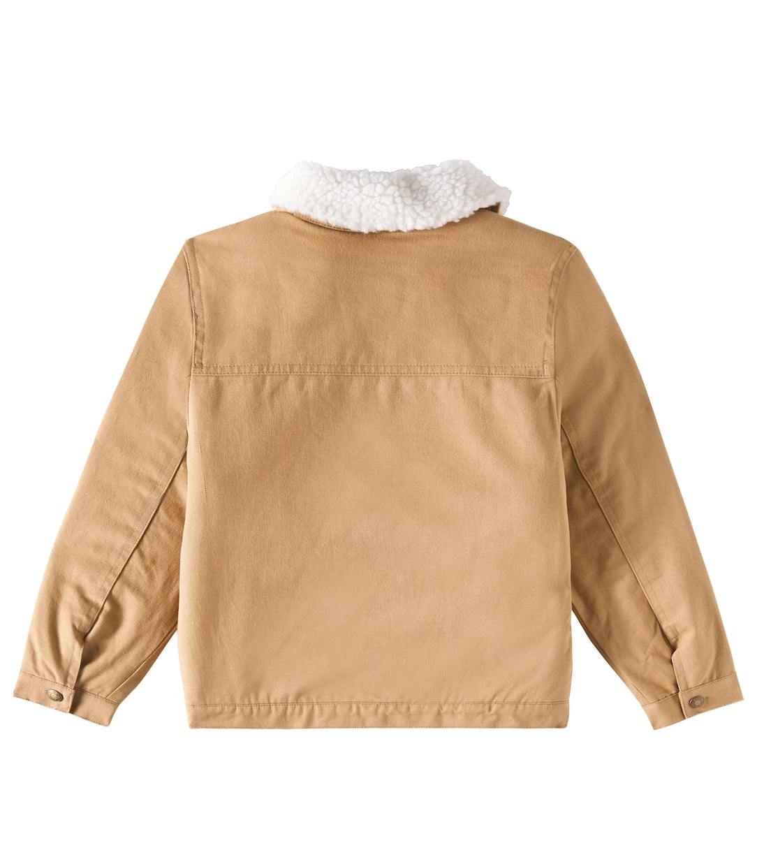 Rylee + Cru - Faux shearling-trimmed cotton jacket