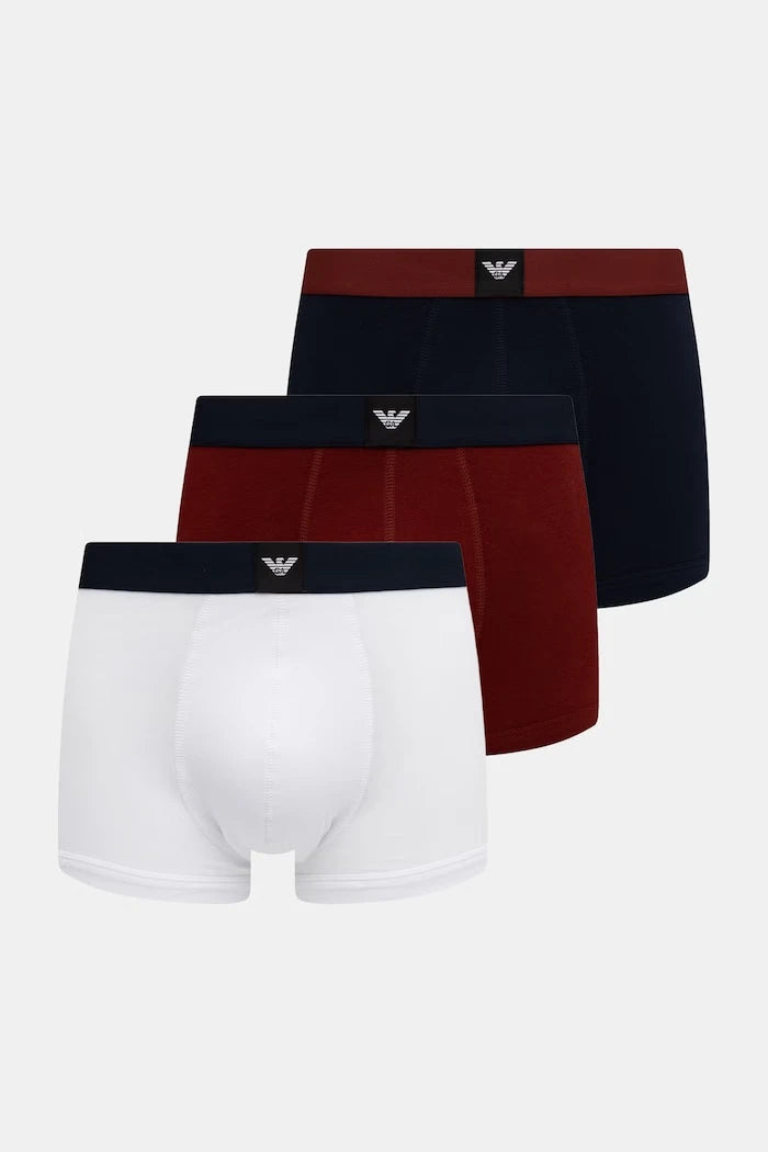 Emporio Armani Underwear Erkek Pamuklu Elastan Boxer 3'lü