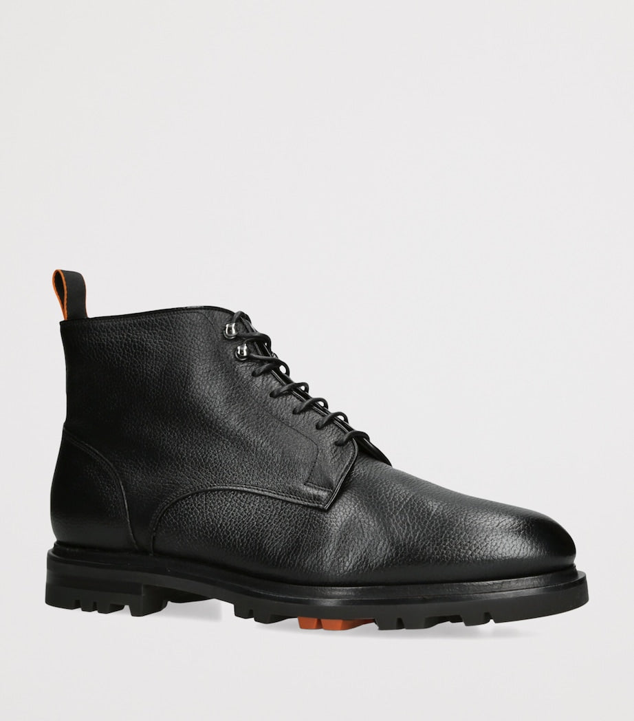Leather Colin Lace-Up Boots