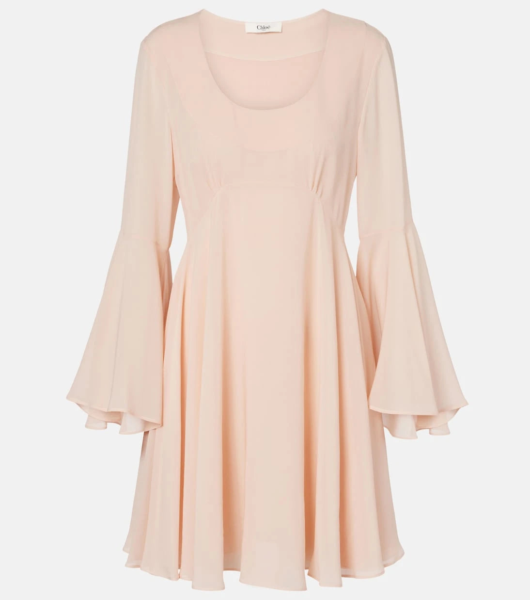 Chloé - Silk georgette minidress