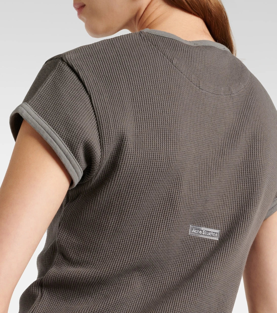 Acne Studios - Waffle-knit cotton T-shirt