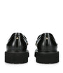 Valentino Garavani Black Leather Rockstud Loafers 50