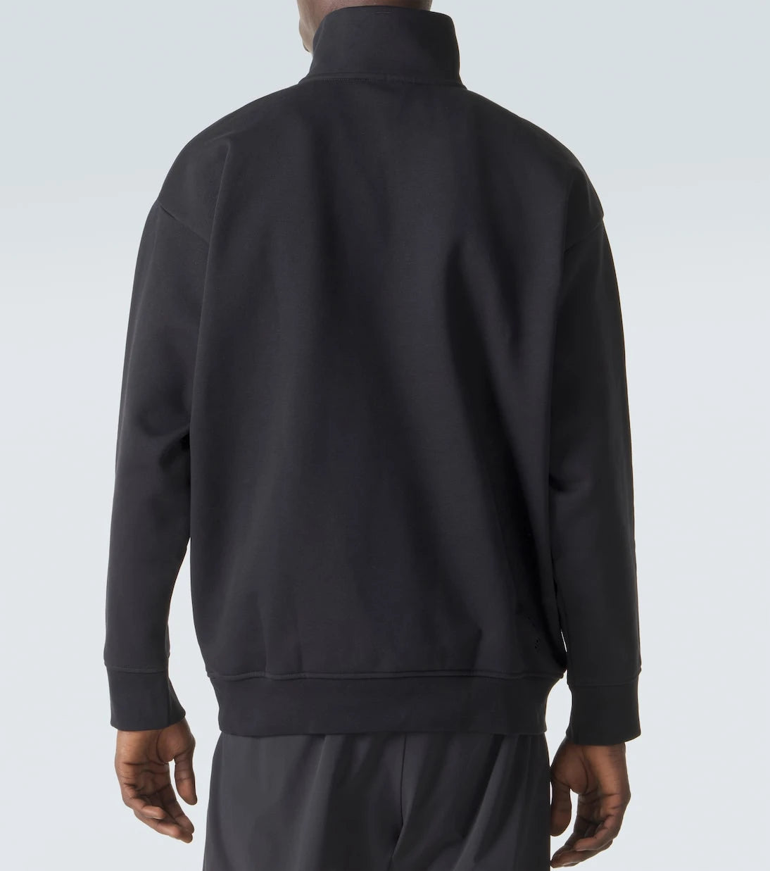 On - Logo cotton-blend half-zip sweatshirt