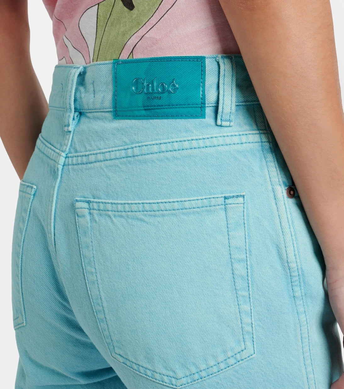 Chloé - High-rise straight jeans