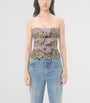 Valentino Multi Silk Bow Corset Top