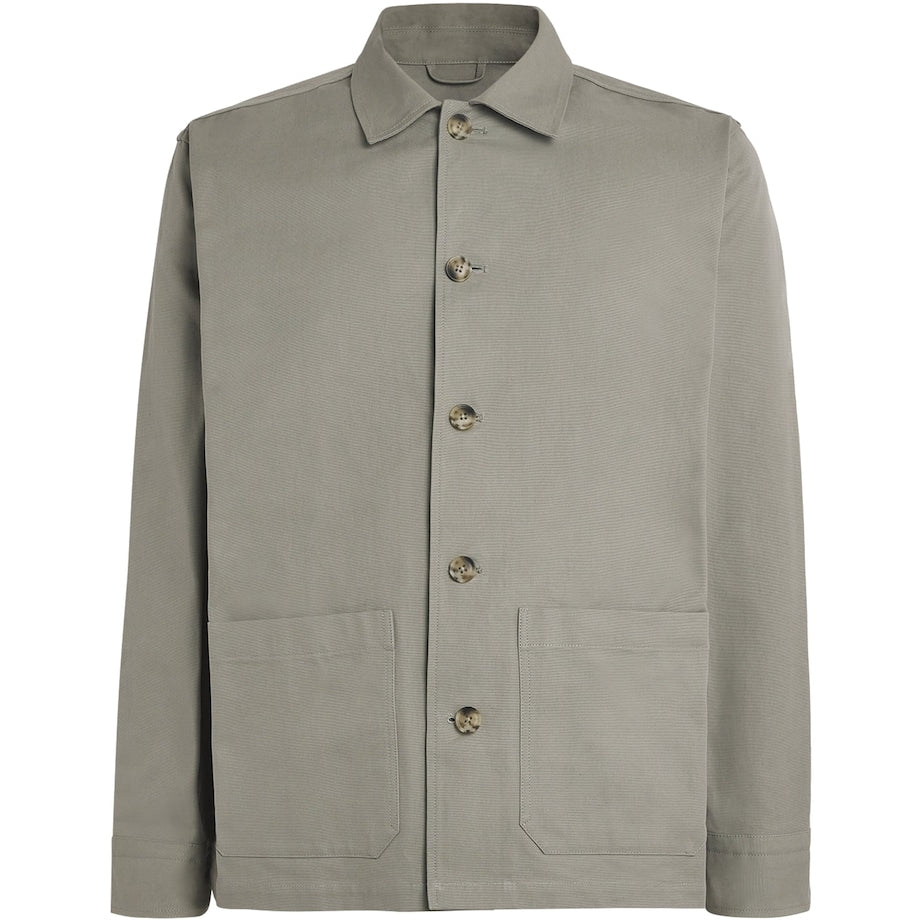 Green Cotton Overshirt