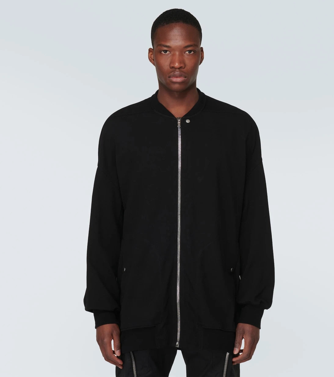Rick Owens - Jumbo Peter Flight distressed cotton jacket