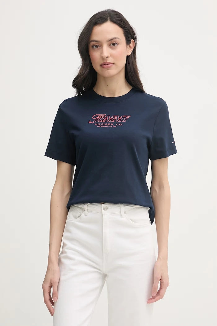 Tommy Hilfiger kadın pamuklu tişört SUMMER