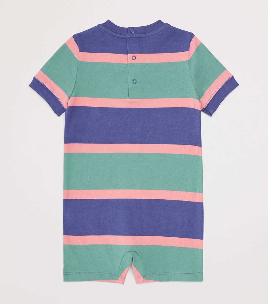 Ralph Lauren Kids Cotton Striped Playsuit (3-12 Months)