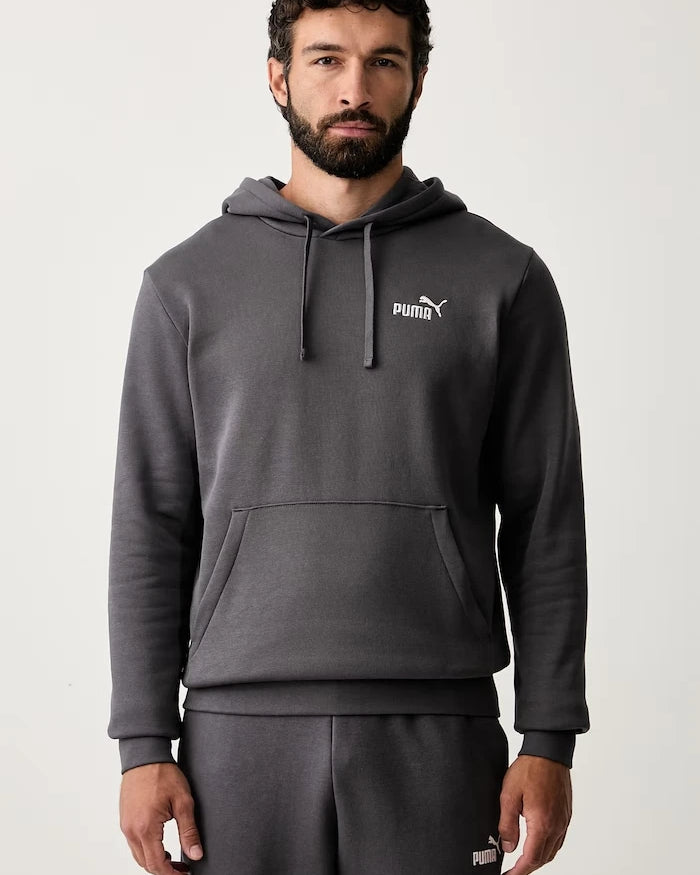 Puma kapüşonlu erkek pamuklu Essentials sweatshirt
