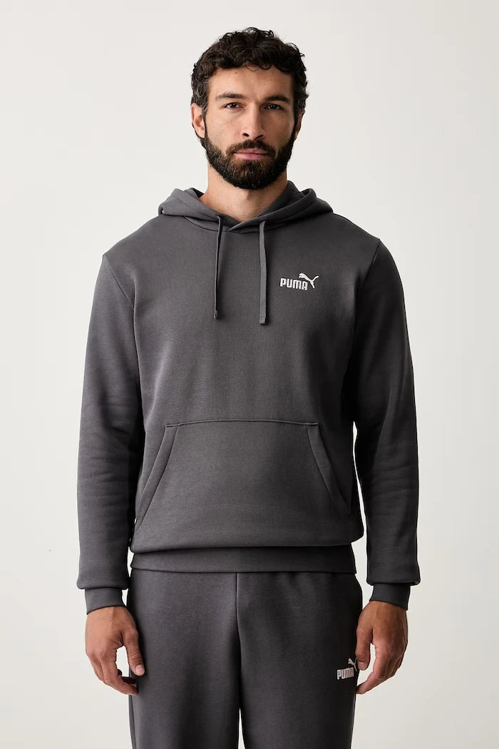 Puma kapüşonlu erkek pamuklu Essentials sweatshirt