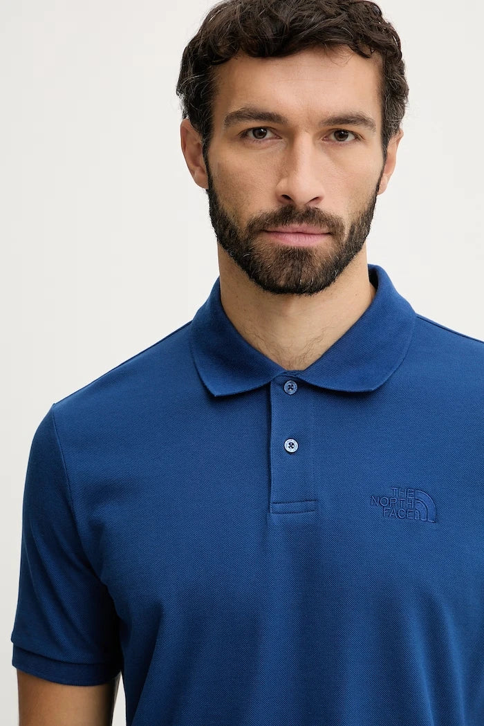 Памучна тениска с яка The North Face REGULAR POLO