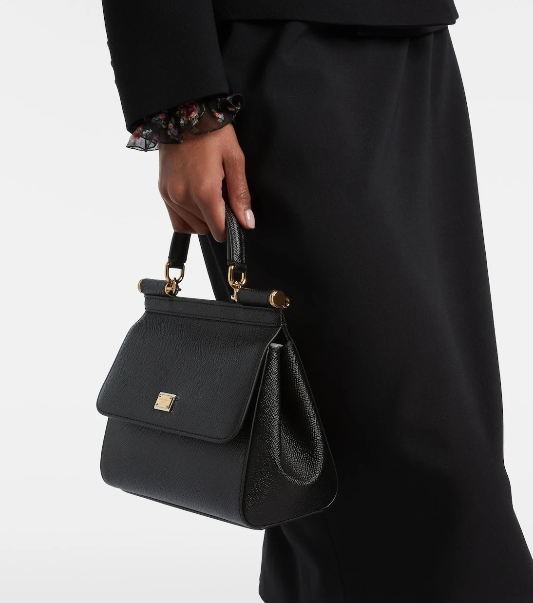 Dolce&Gabbana - Sicily Small leather shoulder bag