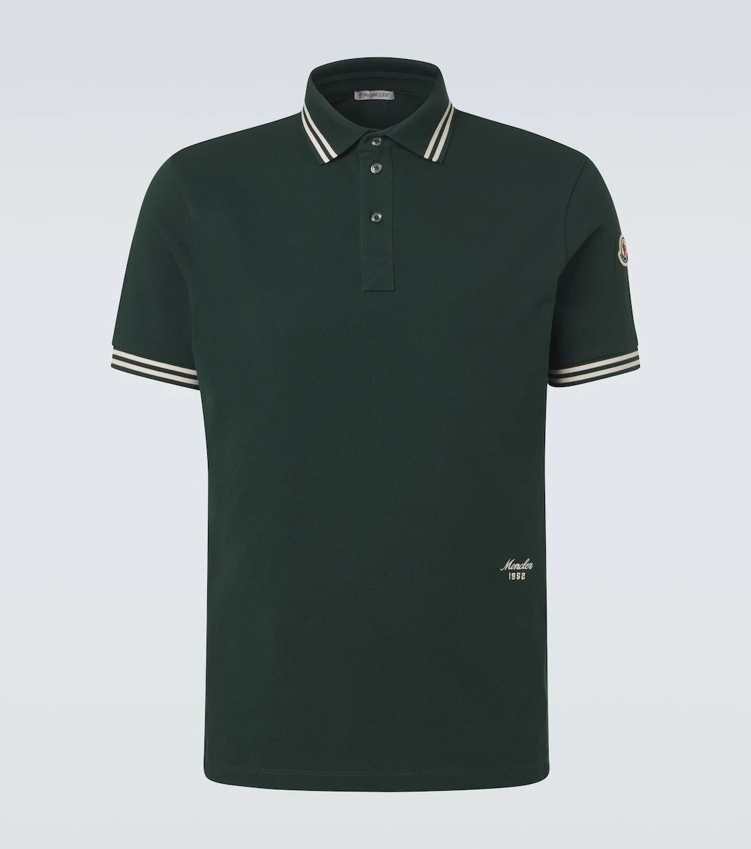 Moncler - Cotton piqué polo shirt