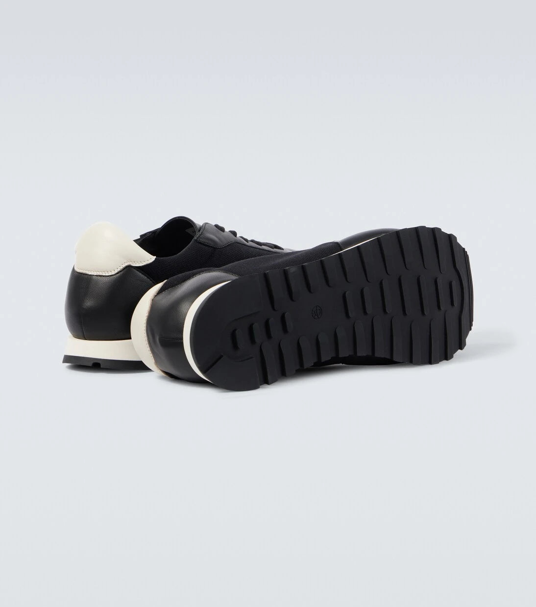 The Row - Owen leather-trimmed sneakers