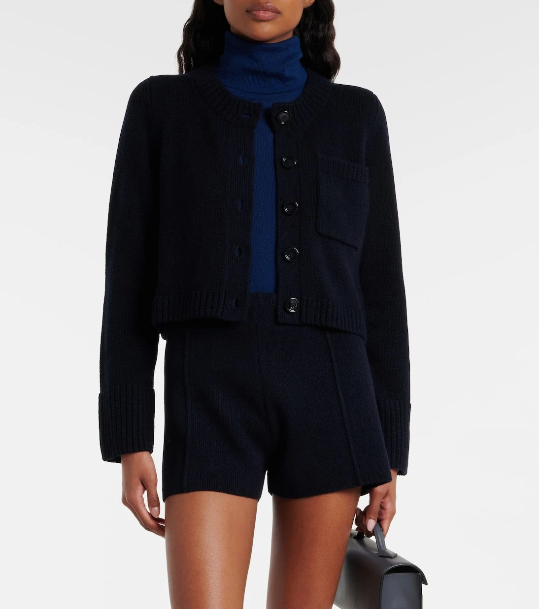 Jardin des Orangers - Wool and cashmere shorts