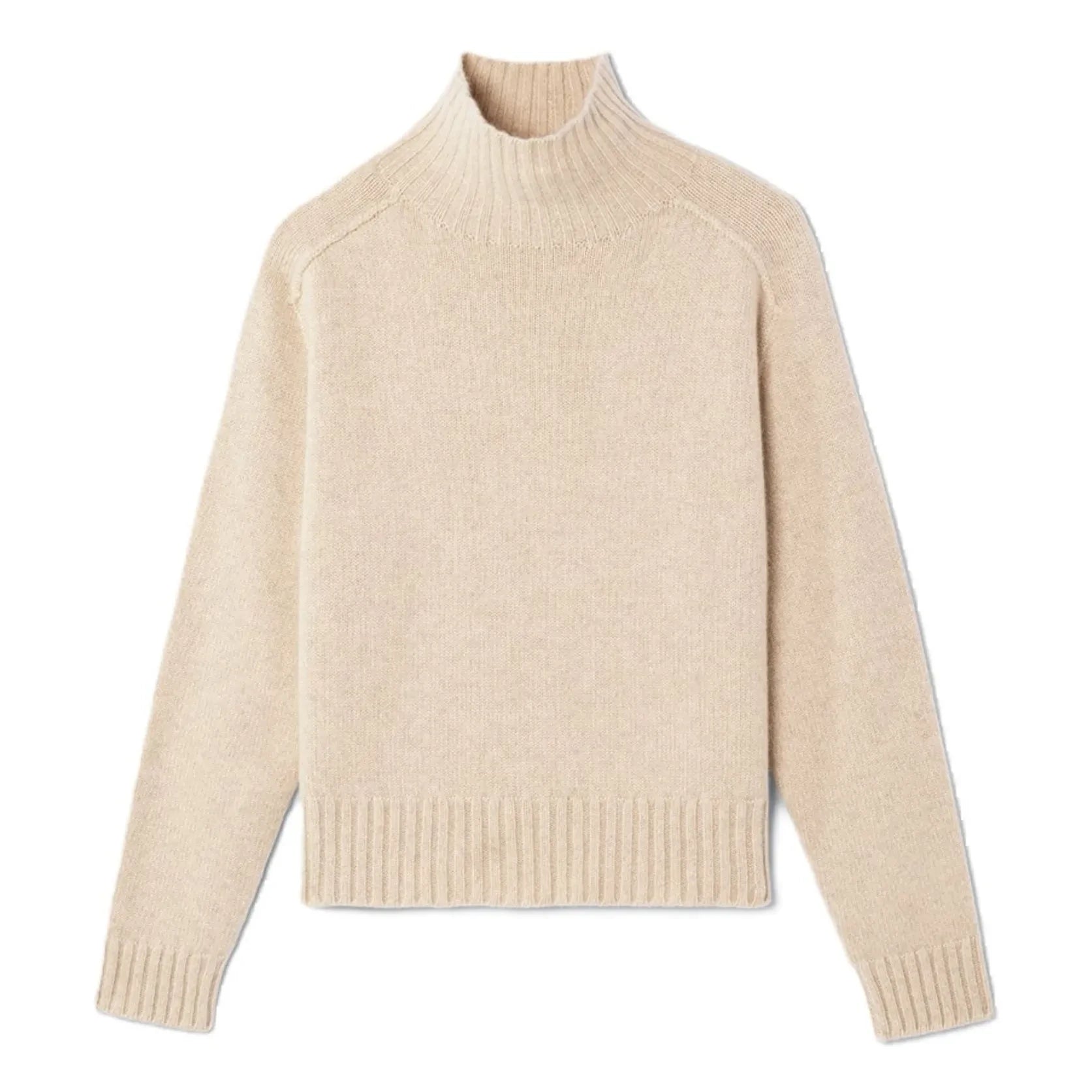 Bompard - Hammer Neck Sweater Cashmere | Oats
