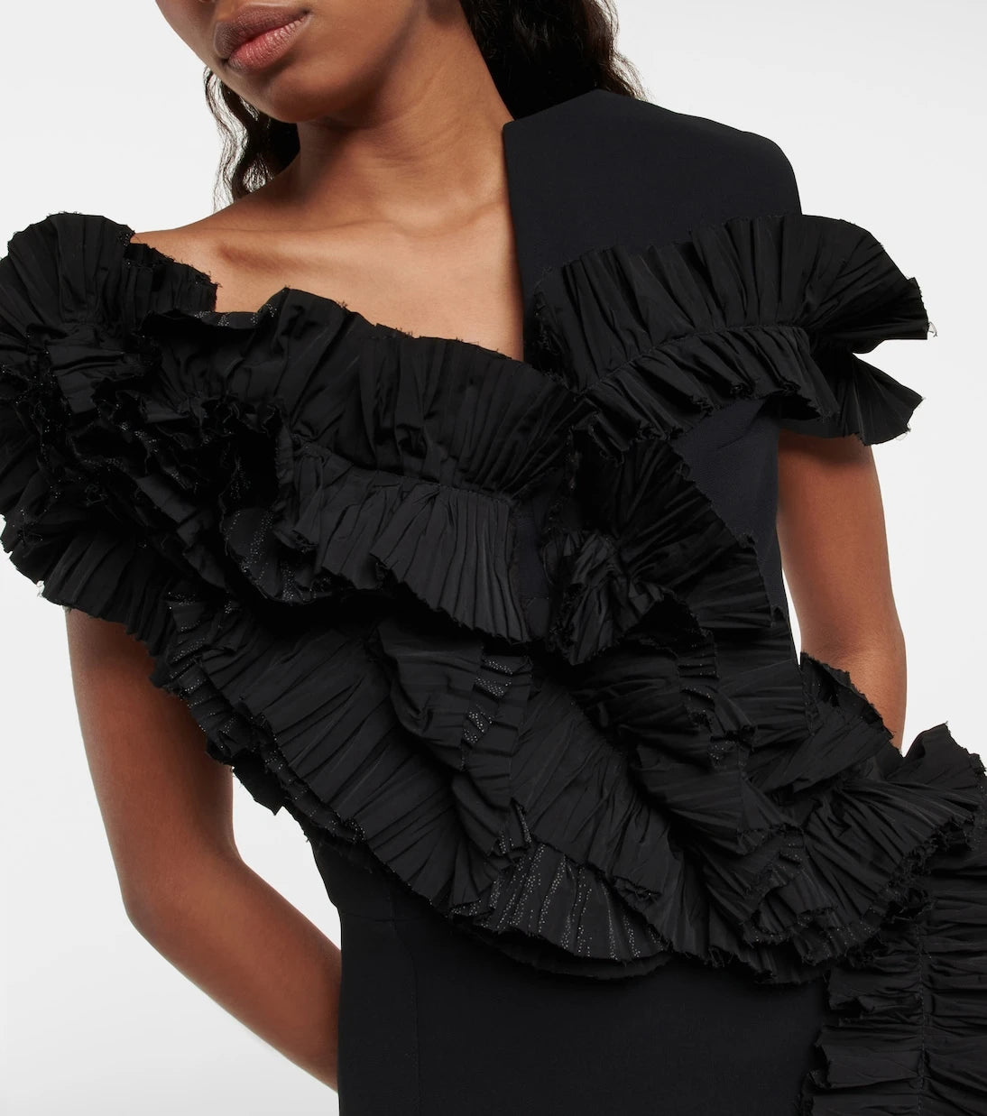 Maticevski - Avery ruffled crêpe minidress