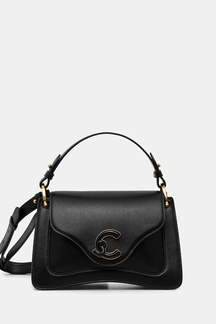 Кожена чанта Coccinelle C-ME CALF&MARB