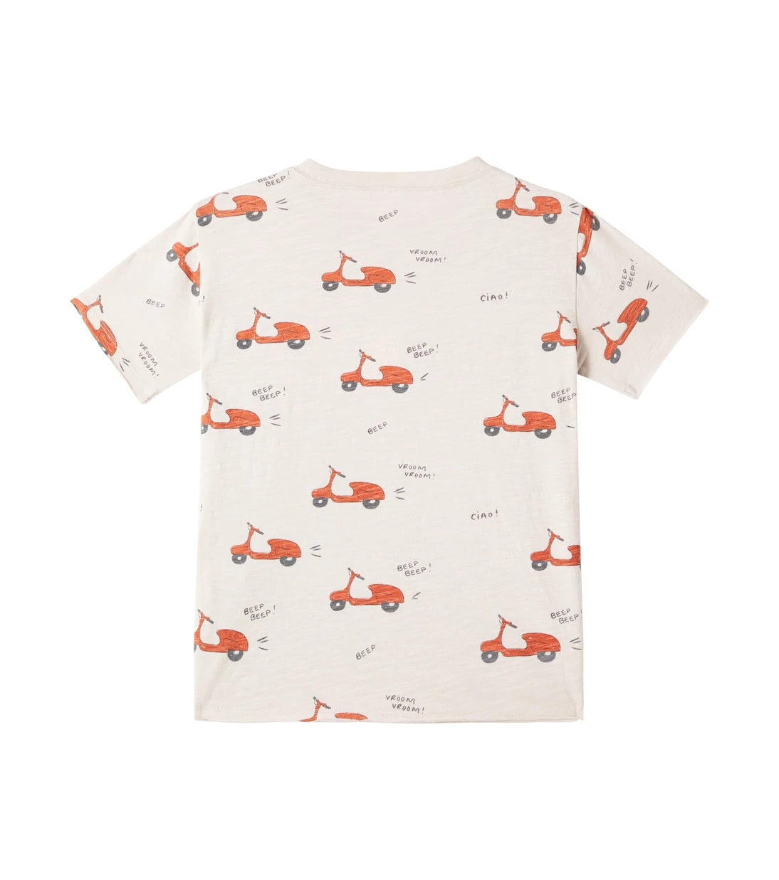 Rylee + Cru - Printed cotton slub T-shirt