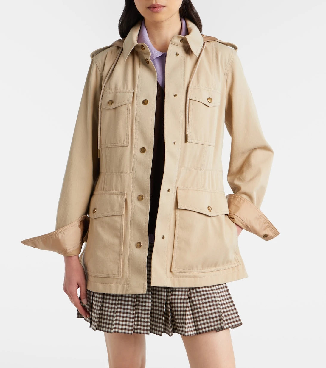 Moncler - Centaurea belted field jacket
