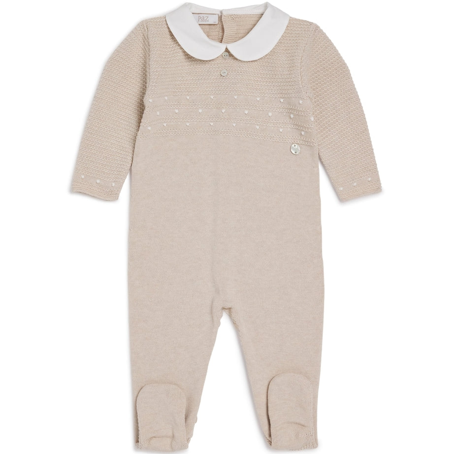 Paz Rodriguez Cotton Knitted Nectar All-In-One (0-12 Months)