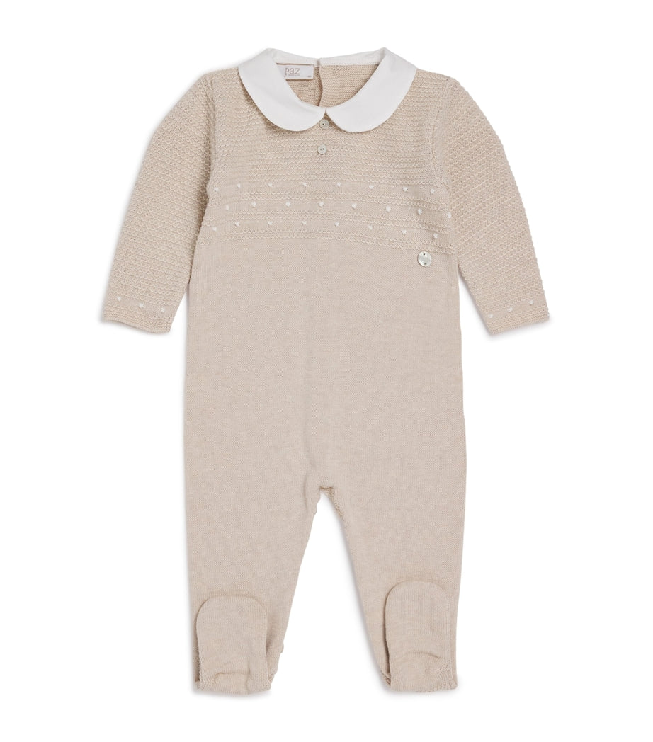Paz Rodriguez Cotton Knitted Nectar All-In-One (0-12 Months)