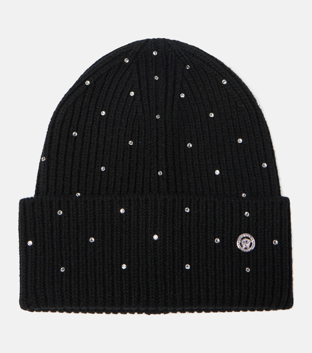 Versace - Embellished wool beanie