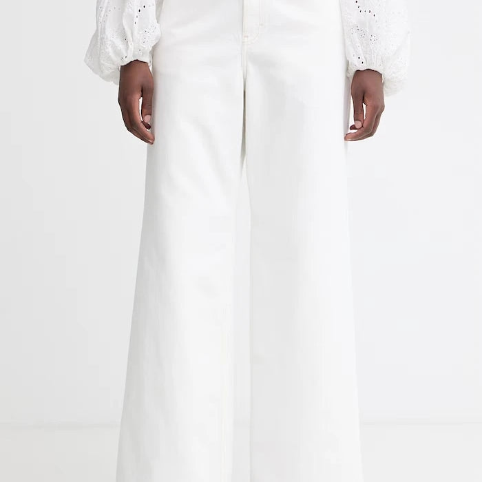 BOSS Orange дънки wide leg дамски C SLOUCHY MR 2.0