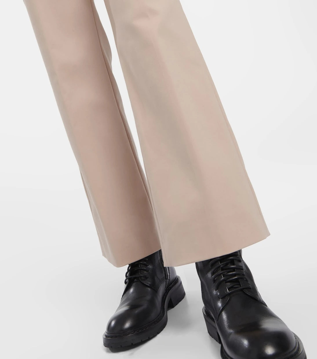 'S Max Mara - Conico cotton-blend flared pants