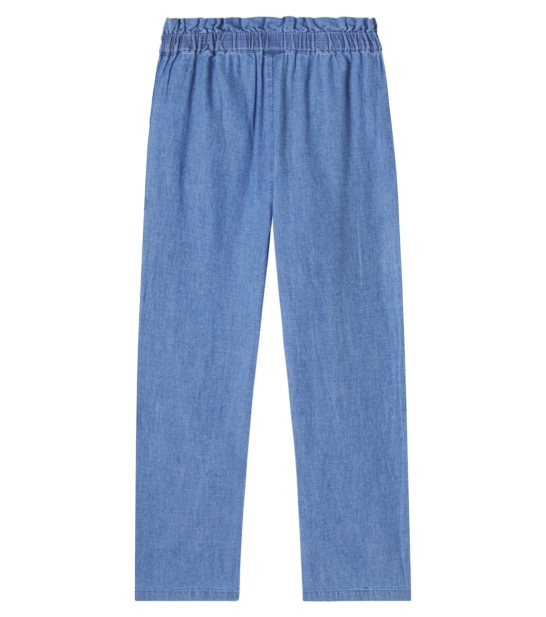 Bonton - Duck cotton chambray straight pants