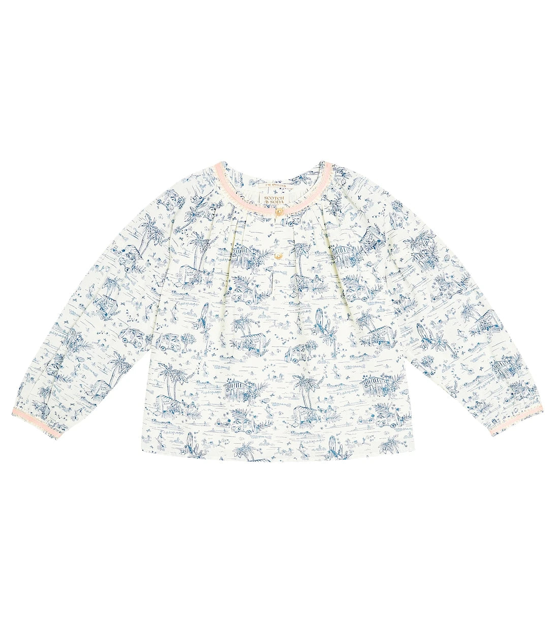 Scotch & Soda Kids - Printed cotton top