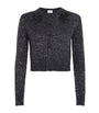 Erdem Black Wool-Blend Sequin Cardigan