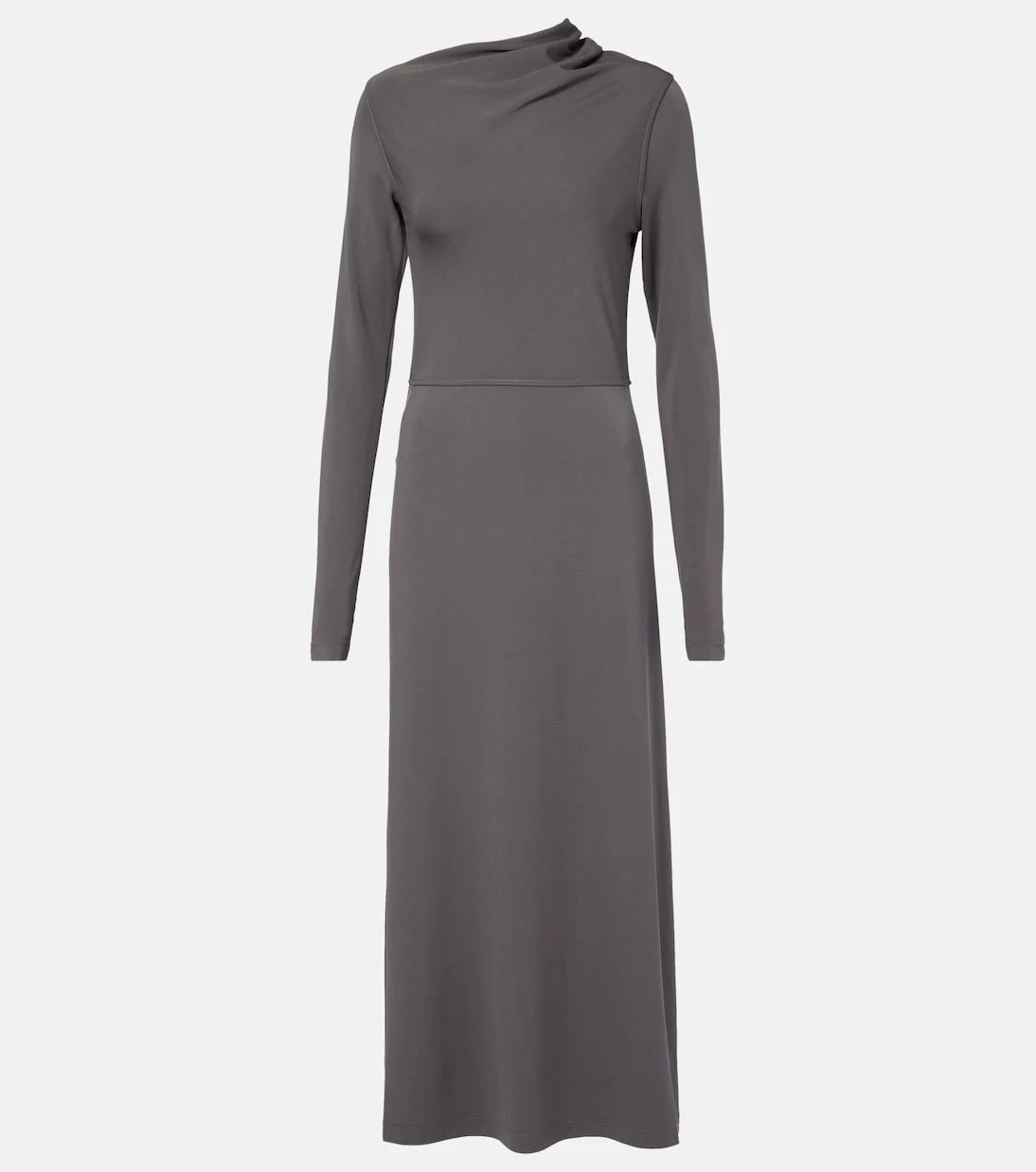 Toteme - Draped jersey midi dress