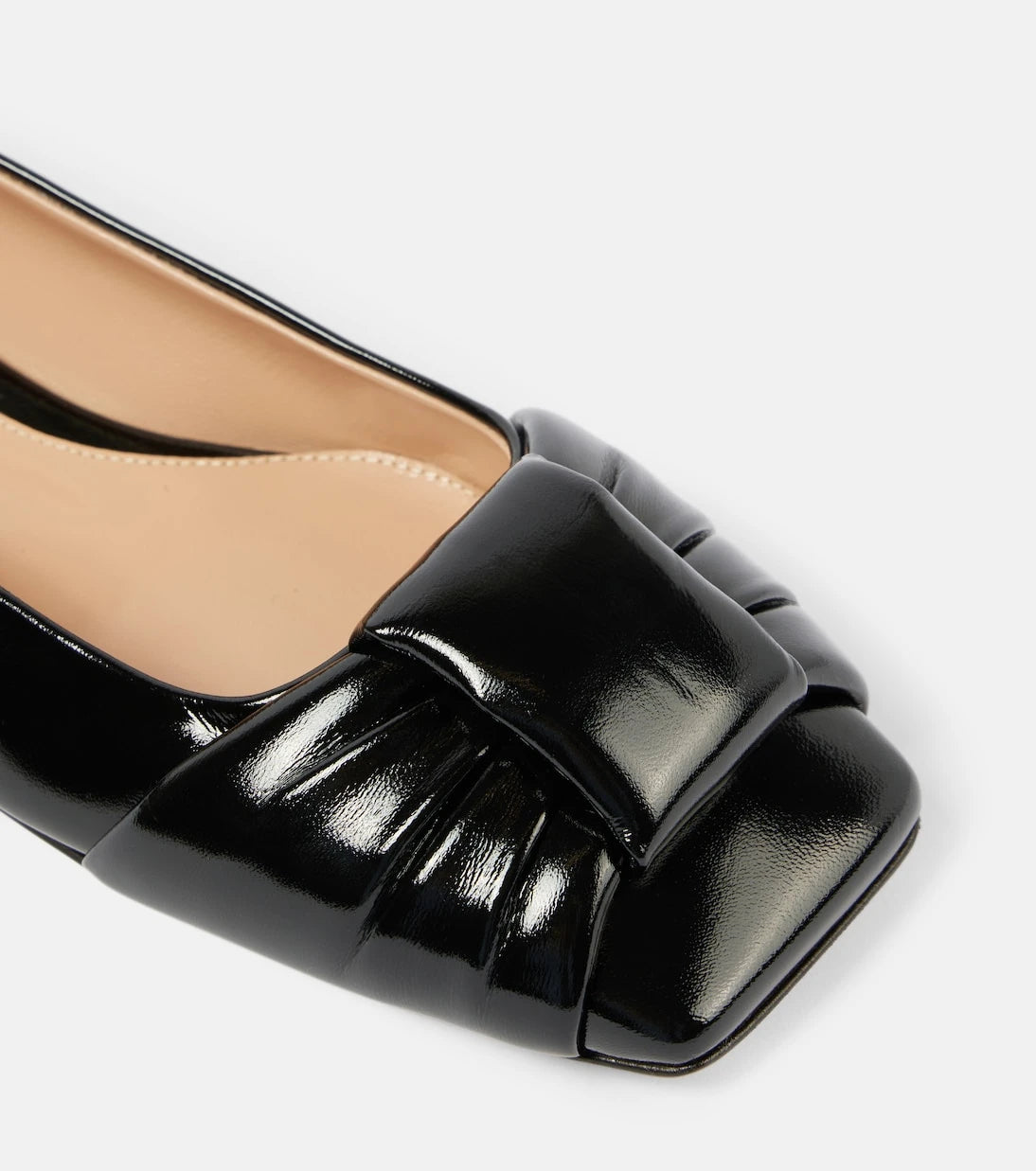 Gianvito Rossi - Paradì bow-detail leather ballet flats